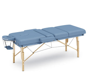Massageliege 4-Zonen hellblau