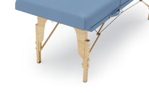 Massageliege 4-Zonen hellblau