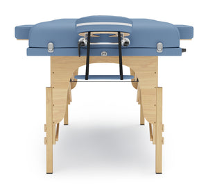 Massageliege 4-Zonen hellblau