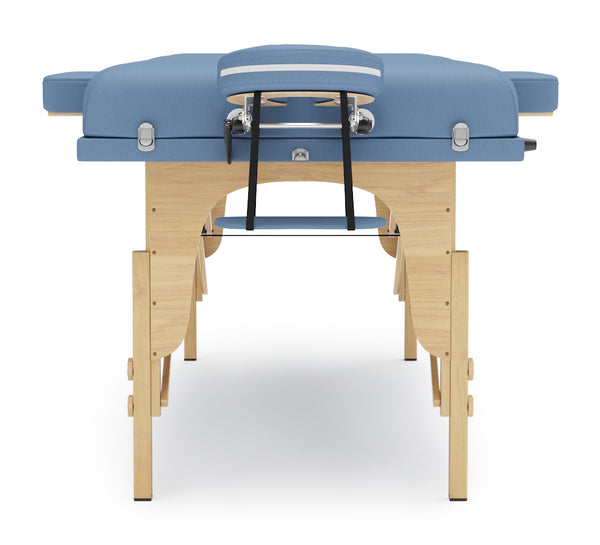 Massageliege 4-Zonen hellblau