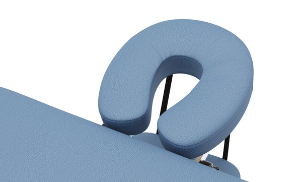 Massageliege 4-Zonen hellblau