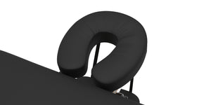4-Zonen Massageliege schwarz