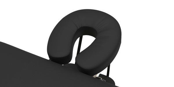 4-Zonen Massageliege schwarz
