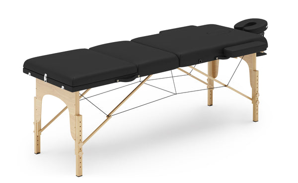 Massageliege BASIC 3-Zonen schwarz