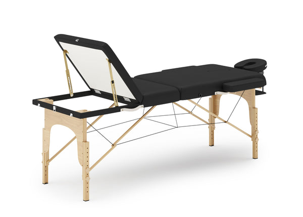 Massageliege BASIC 3-Zonen schwarz
