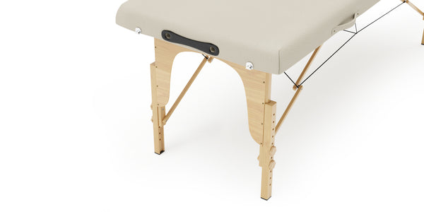 Lettino da massaggio a 2 zone, beige