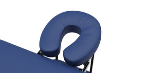Lettino da massaggio a 2 zone, blu