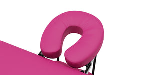 2-zone massage table, pink