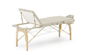 Massageliege 3-Zonen beige