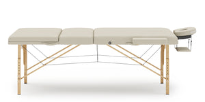 Massageliege 3-Zonen beige