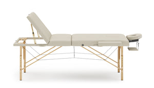 Massageliege 3-Zonen beige