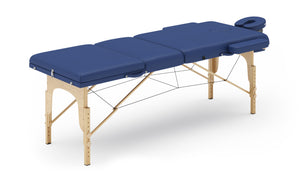 3-Zonen Massageliege blau