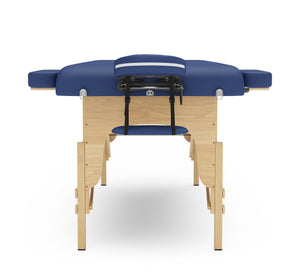 3-Zonen Massageliege blau