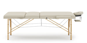 Massageliege 3-Zonen inkl Zubehör beige