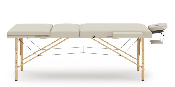 Massageliege 3-Zonen inkl Zubehör beige