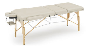 Massageliege 3-Zonen inkl Zubehör beige