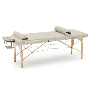 Massageliege 3-Zonen inkl Zubehör beige