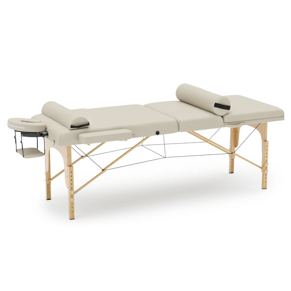 Massageliege 3-Zonen inkl Zubehör beige