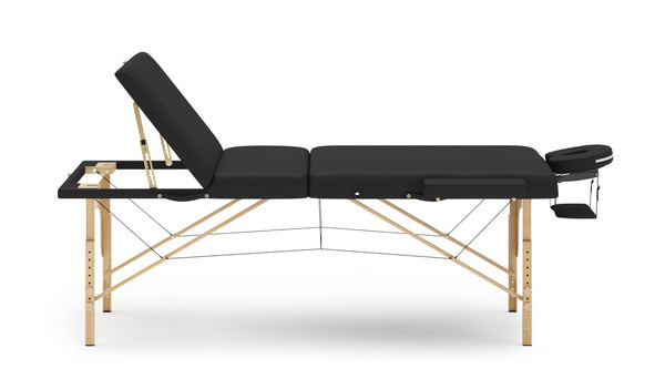 Massageliege 3-Zonen inkl. Knie- & Nackenrolle
