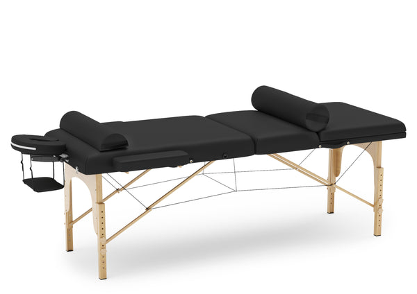 Massageliege 3-Zonen inkl. Knie- & Nackenrolle