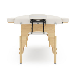 LUXUS 3-Zonen Massageliege inkl. Knie- & Nackenrolle