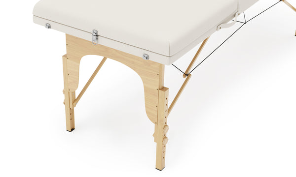 LUXUS 3-Zonen Massageliege inkl. Knie- & Nackenrolle