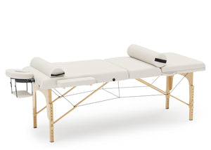 LUXUS 3-Zonen Massageliege inkl. Knie- & Nackenrolle