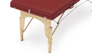 3-Zonen Massageliege rot