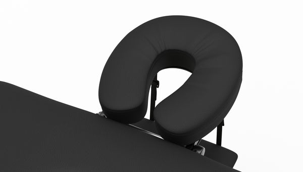 3-Zonen Massageliege, schwarz