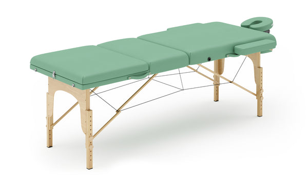 Massageliege 3-Zonen inkl Zubehör türkis