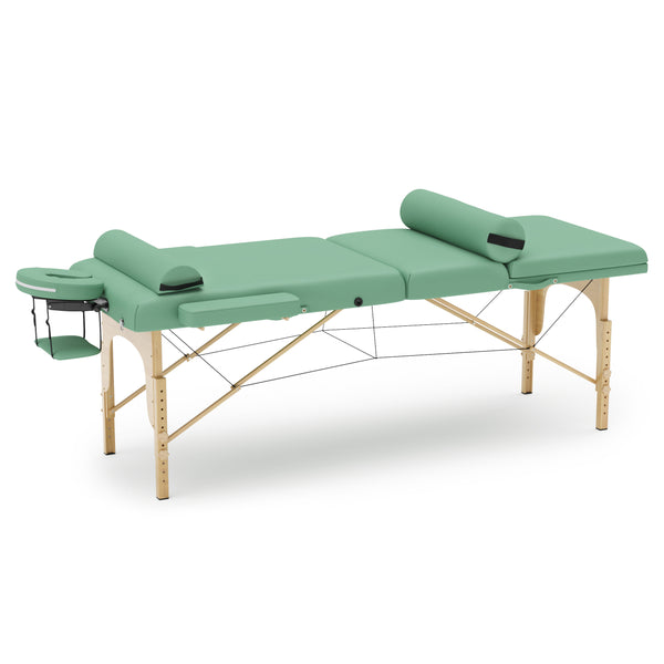 Massageliege 3-Zonen inkl Zubehör türkis