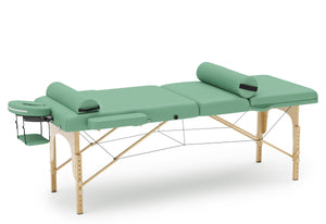 Massageliege 3-Zonen inkl Zubehör türkis