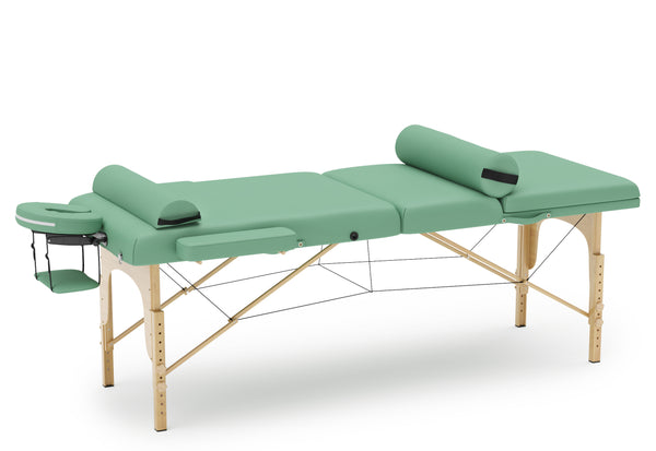 Massageliege 3-Zonen inkl Zubehör türkis