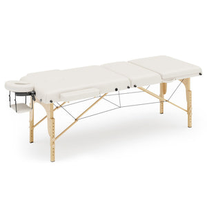 3-Zonen Massageliege creme