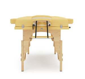 4-Zonen Massageliege beige