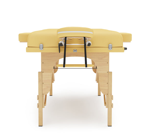 4-Zonen Massageliege beige