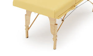 4-Zonen Massageliege beige