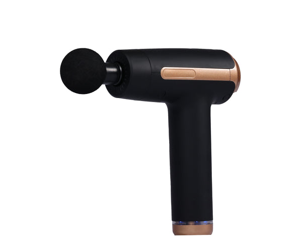 Massagepistole schwarz/gold