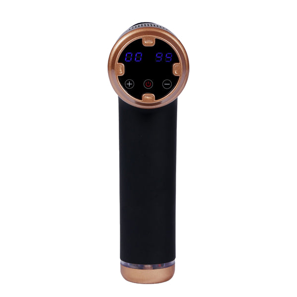 Massagepistole schwarz/gold