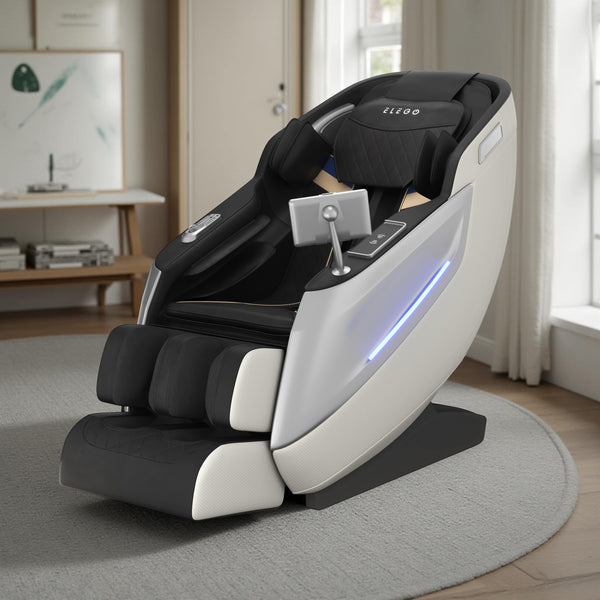 Massagesessel MELLORA SL TRACK schwarz/weiss