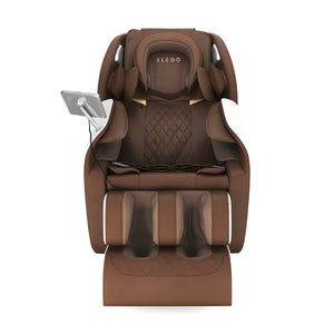 Massagesessel REVIO braun/weiss
