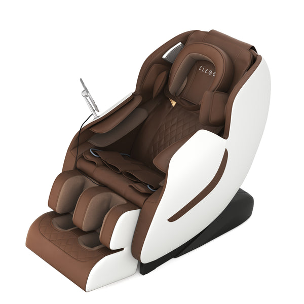 Massagesessel REVIO braun/weiss