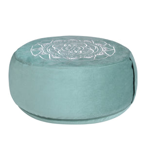 Meditationskissen Samt 40 x 20 cm mint
