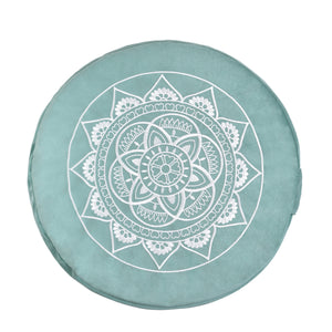 Meditationskissen Samt 40 x 20 cm mint