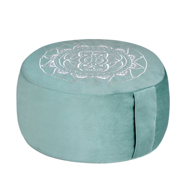 Meditationskissen Samt 40 x 20 cm mint