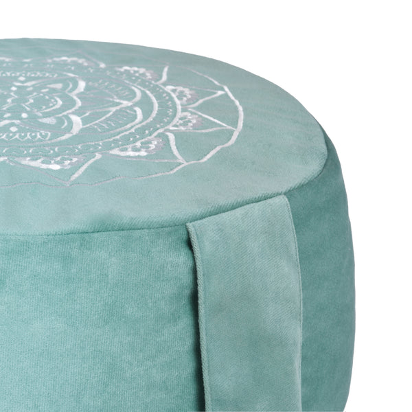Meditationskissen Samt 40 x 20 cm mint
