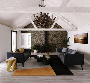 Sofa Set MERLIN samt-anthrazit