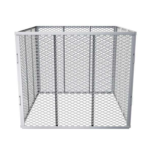 Komposter Metall 450L 80 x 80 x 70 cm