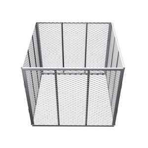 Komposter Metall 450L 80 x 80 x 70 cm