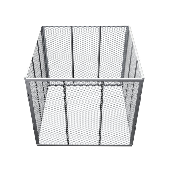 Komposter Metall 450L 80 x 80 x 70 cm